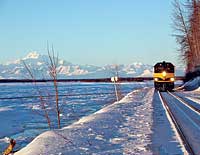 Alaska Railroad Aurora Winter Train