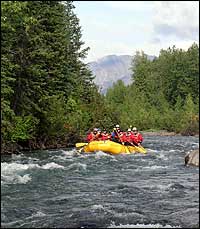East Fork River Alaska Class III whitewater