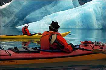 Sea Kayaking at Bear Glacier Wilderness Retreat