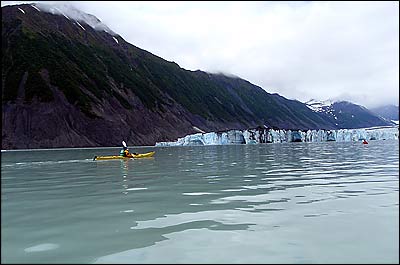 Sea Kayaking at Bear Glacier Lake