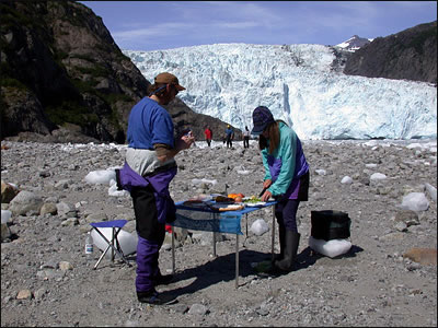 Holgate Glacier Lunch